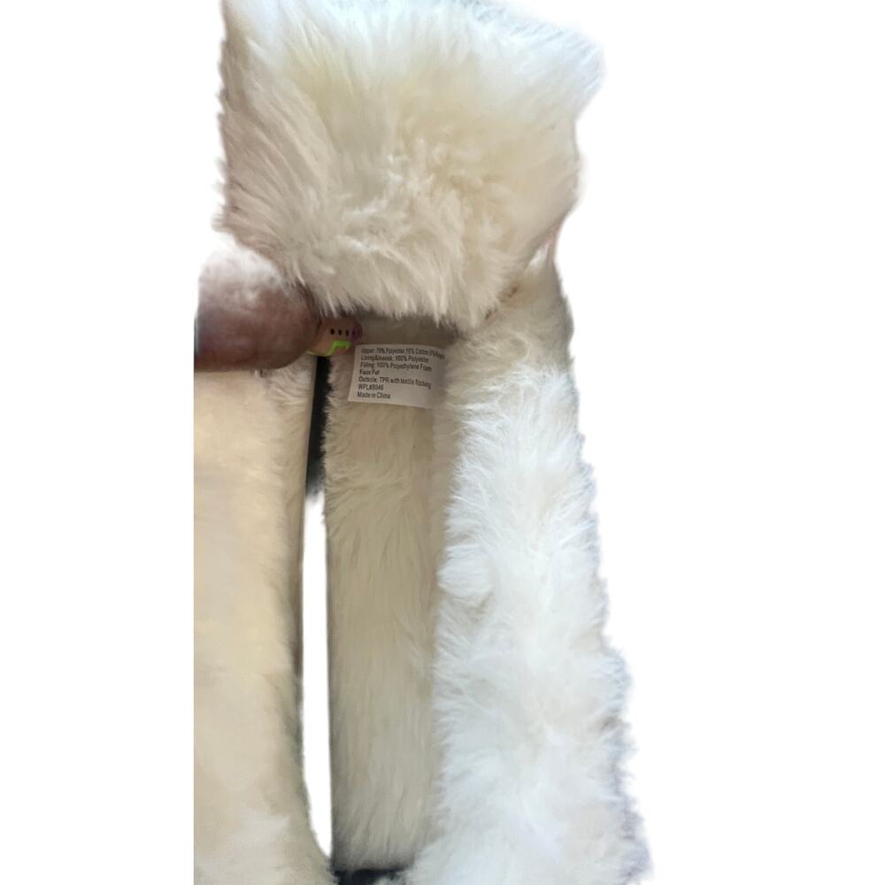 Charter Club New Comfortable Slippers Faux fur Cushion Size 7 - Picture 8 of 10